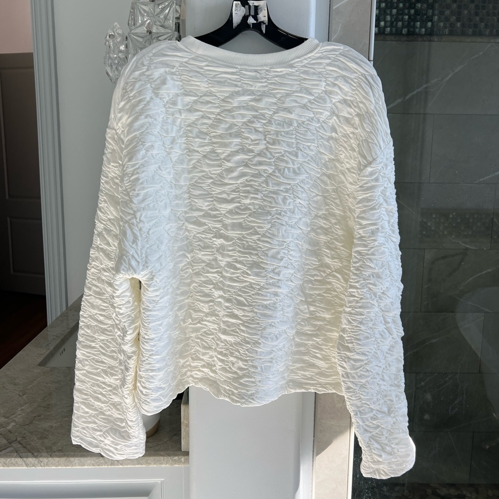 ZARA TEXTURED SWEATSHIRT - Picture 11 of 14